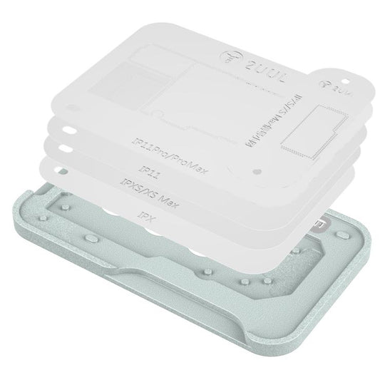 2uul BH41 Middle Layer BGA Reballing Stencil Platform Set for iPhone X-11 Series