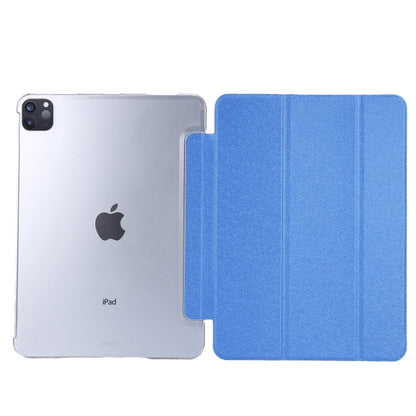 Silk Texture Flip Magnetic PU Leather Smart Case with Three-folding Holder For iPad Air 11 2024 / Air 2022 / 2020 10.9(Rose Red) - iPad Air (2022) / (2020) 10.9 Cases by buy2fix | Online Shopping UK | buy2fix