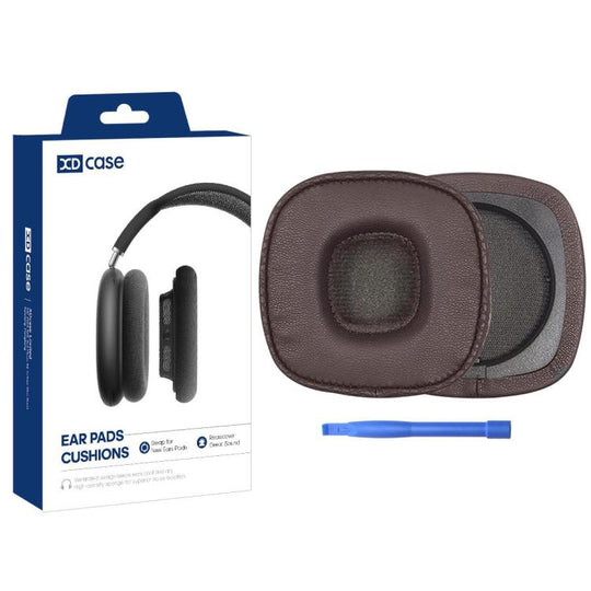 For Marshall Major III / Major IV / Major V XDcase 1 Pair Headset Replacement Ear Pads with Prying Tool(Protein Leather–Brown)
