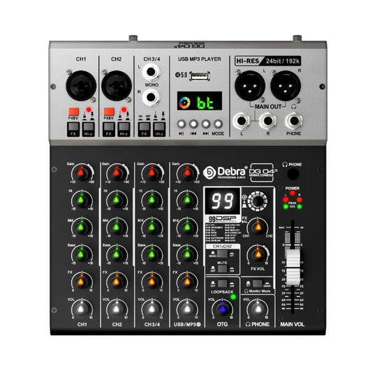 DEBRA DG04S 24bit/192kHz 4-Channels Mixer Sound Card(AU Plug)