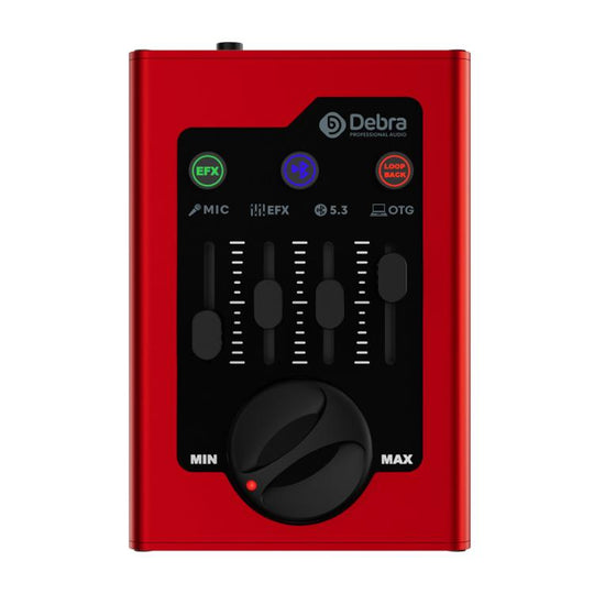 DEBRA GBA Live Recording Mini Sound Card(Red)