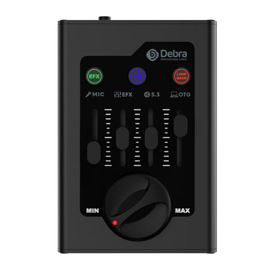 DEBRA GBA Live Recording Mini Sound Card(Black)
