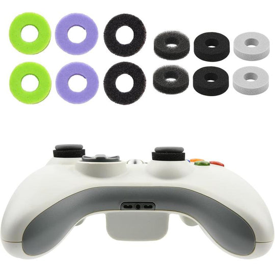 XDcase 12pcs Aiming Precision Rings for PS4 / PS5 / Xbox / Switch / Google Stadia(Green/Purple/Black/Grey)