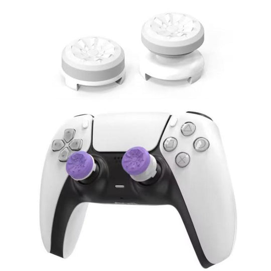 XDcase 2pcs Joystick Thumbstick Extender Anti-Slip Cap for PS4 / PS5 / Xbox 360 / Xbox Series X/S(White)