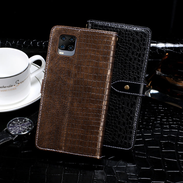 For ZTE Axon 11 5G idewei Crocodile Texture Horizontal Flip Leather Case with Holder & Card Slots & Wallet(Dark Blue) - ZTE Cases by idewei | Online Shopping UK | buy2fix