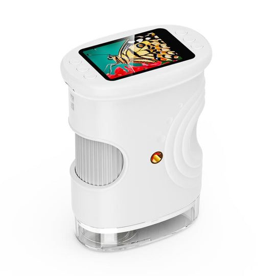 inskam 382 2MP 2-inch Display Kids Nature Observation Digital Microscope(White)