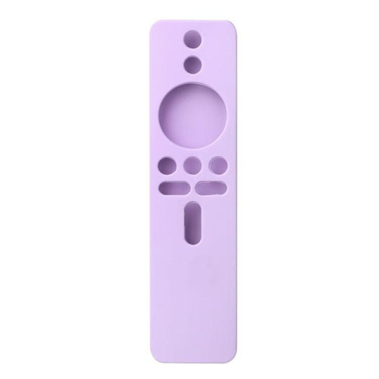 For Xiaomi MiBox S Global XDcase Remote Control Silicone Protective Case(Light Purple)