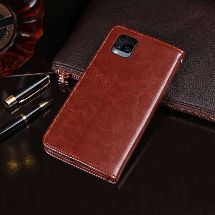 For ZTE Axon 11 5G idewei Crazy Horse Texture Horizontal Flip Leather Case with Holder & Card Slots & Wallet(Dark Blue) - ZTE Cases by idewei | Online Shopping UK | buy2fix