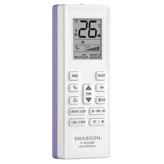 SMASOON K-8008E Universal Air Conditioner Remote Control(Purple)