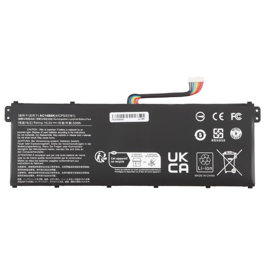 15.2V 53Wh Laptop Batteries For Acer ES1-311 A515-51G swift 3 sf314-51 52 53 N17P3 AC14B8K