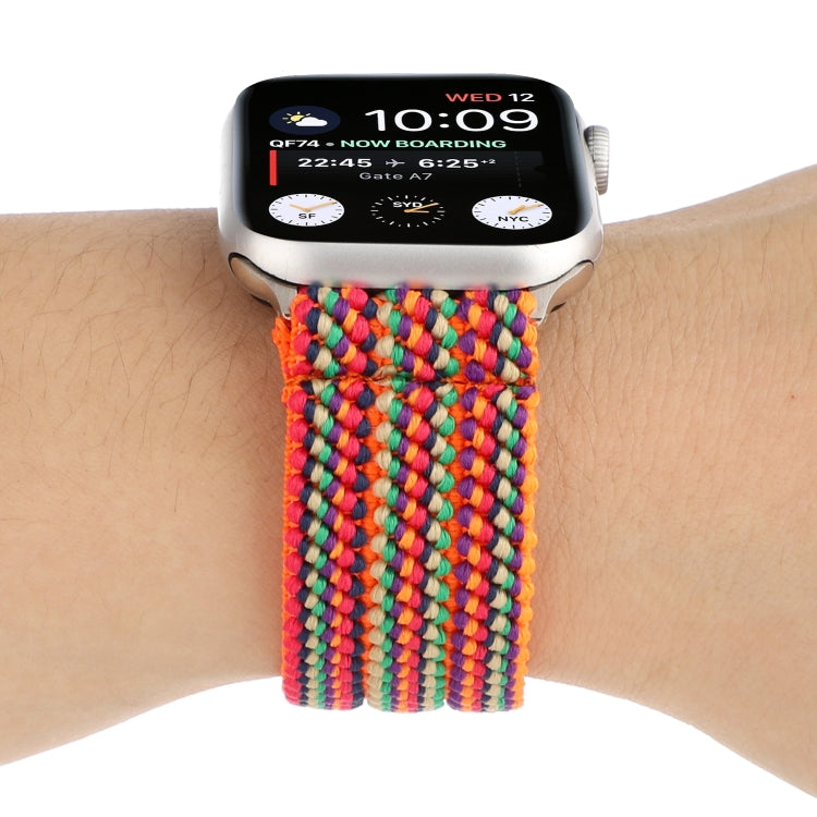 Nylon Watch Band For Apple Watch Ultra 49mm&Watch Ultra 2 49mm / Series 9&8&7 45mm / SE 3&SE 2&6&SE&5&4 44mm / 3&2&1 42mm(19) by buy2fix