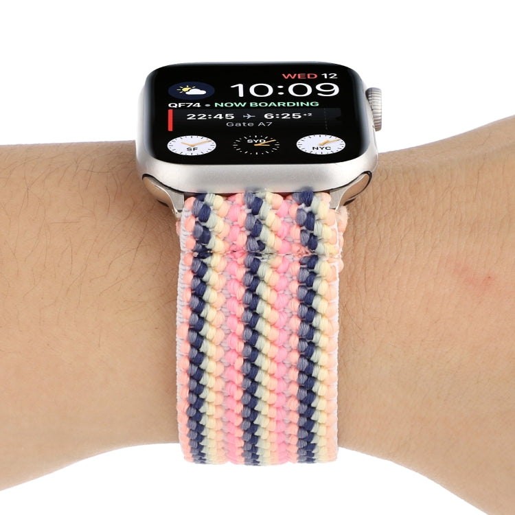 Nylon Watch Band For Apple Watch Ultra 49mm&Watch Ultra 2 49mm / Series 9&8&7 45mm / SE 3&SE 2&6&SE&5&4 44mm / 3&2&1 42mm(20) by buy2fix