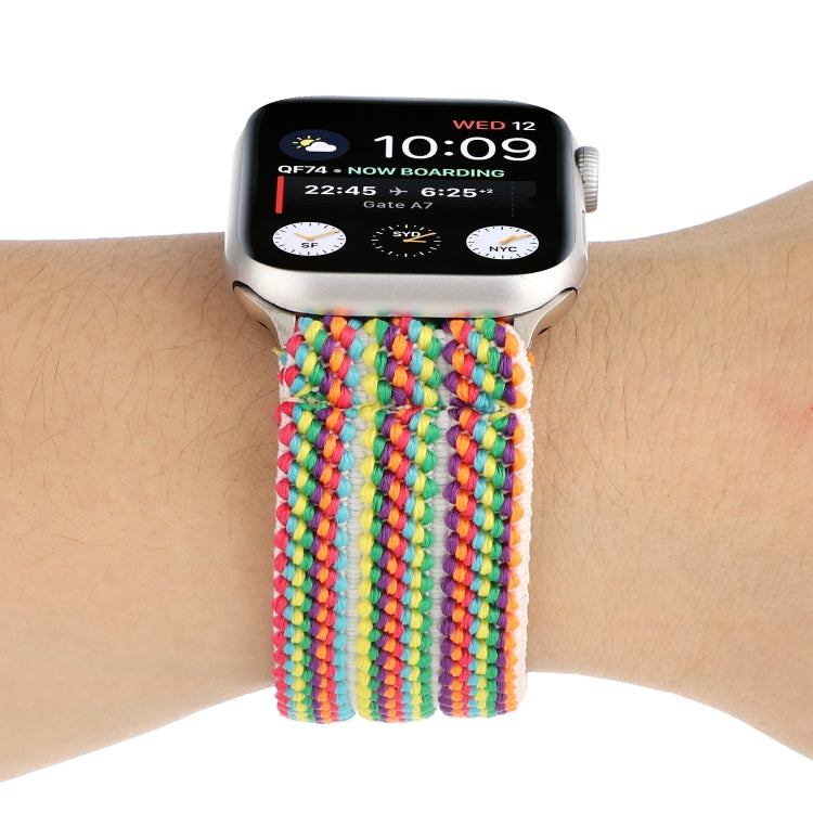 Nylon Watch Band For Apple Watch Ultra 49mm&Watch Ultra 2 49mm / Series 9&8&7 45mm / SE 3&SE 2&6&SE&5&4 44mm / 3&2&1 42mm(21) by buy2fix