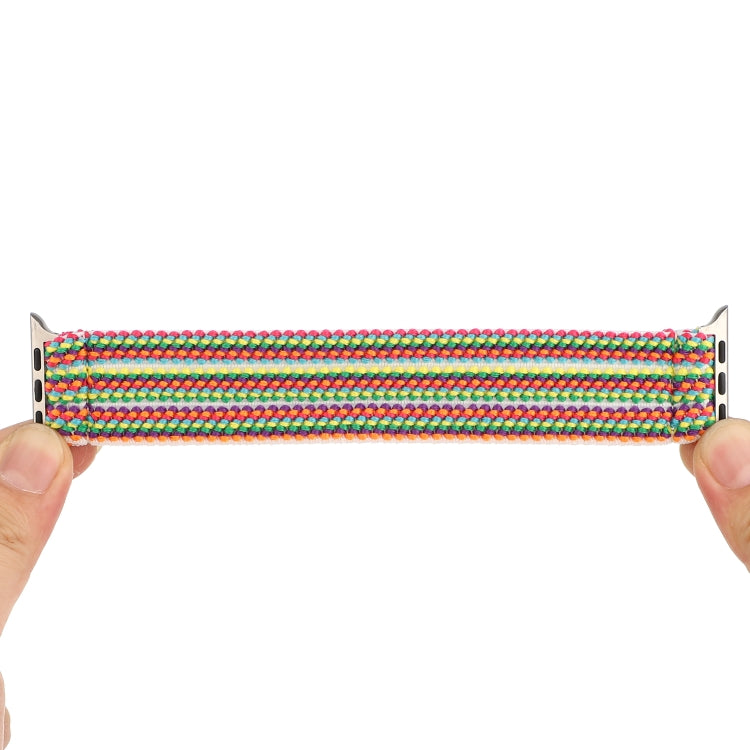 Nylon Watch Band For Apple Watch Ultra 49mm&Watch Ultra 2 49mm / Series 9&8&7 45mm / SE 3&SE 2&6&SE&5&4 44mm / 3&2&1 42mm(21) by buy2fix