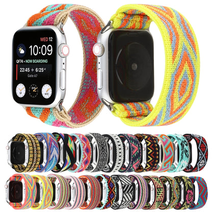 Nylon Watch Band For Apple Watch Ultra 49mm&Watch Ultra 2 49mm / Series 9&8&7 45mm / SE 3&SE 2&6&SE&5&4 44mm / 3&2&1 42mm(22) by buy2fix