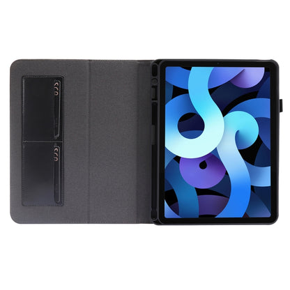 For iPad Pro 12.9 inch (2020) Crazy Horse Texture Horizontal Flip Leather Tablet Case with 2-folding Holder & Card Slot(Black) - iPad Pro 12.9 (2020) Cases by buy2fix | Online Shopping UK | buy2fix