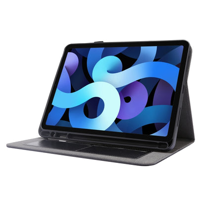For iPad Pro 12.9 inch (2020) Crazy Horse Texture Horizontal Flip Leather Tablet Case with 2-folding Holder & Card Slot(Black) - iPad Pro 12.9 (2020) Cases by buy2fix | Online Shopping UK | buy2fix