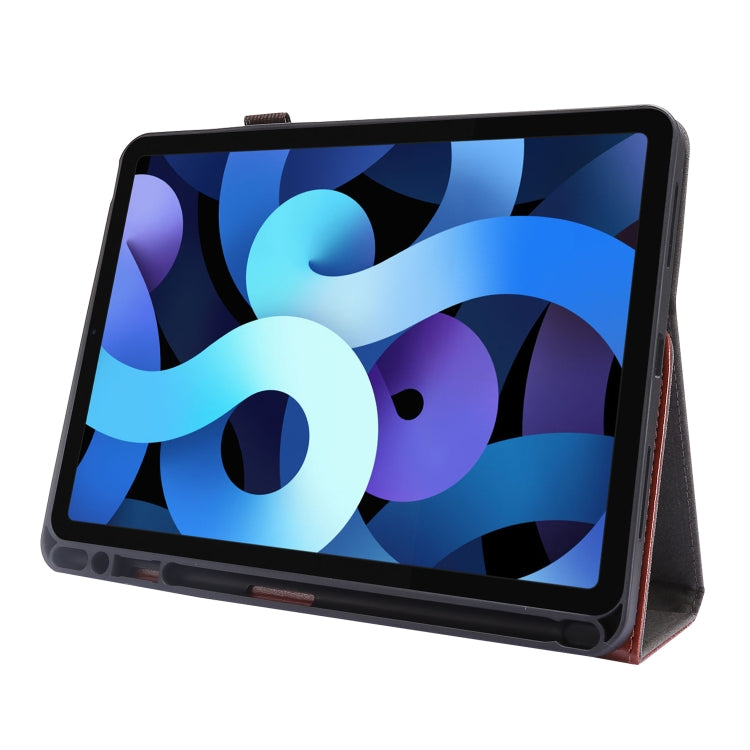 For iPad Pro 11 inch /iPad Air 2022 / 2020 10.9 Crazy Horse Texture Horizontal Flip Leather Case with 2-folding Holder & Card Slot(Brown) - iPad Air (2022) / (2020) 10.9 Cases by buy2fix | Online Shopping UK | buy2fix