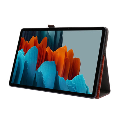 For Samsung Galaxy Tab S8+ / Tab S8 Plus /  Tab S7 FE / Tab S7+ / T970 Crazy Horse Texture Horizontal Flip Leather Case with 2-folding Holder & Card Slot(Brown) - Galaxy Tab S8+ Cases by buy2fix | Online Shopping UK | buy2fix