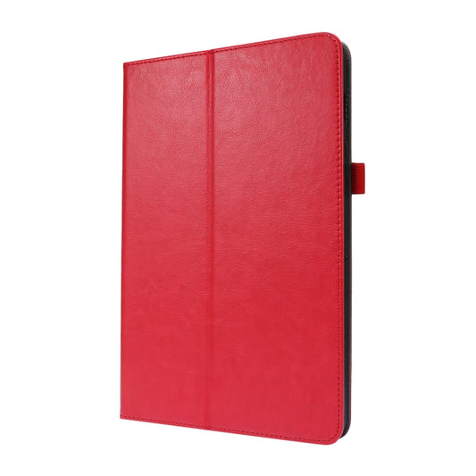For Samsung Galaxy Tab S8 / Galaxy Tab S7 / SM-870 Crazy Horse Texture Horizontal Flip Leather Case with 2-folding Holder & Card Slot(Red) by buy2fix