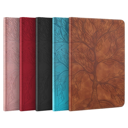 Life Tree Series Horizontal Flip Leather Case with Holder & Card Slots & Pen Slot & Sleep / Wake-up Function For iPad 9.7 (2018) / (2017)(Red) - iPad Pro 9.7 inch Cases by buy2fix | Online Shopping UK | buy2fix