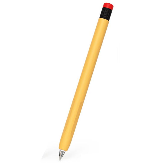 Pencil-style Silicone Pen Sleeve For Huawei M-Pencil 1 / 2 / 3(Retro Yellow)