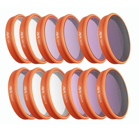 For DJI Osmo Action 6 JSR KO Series Camera Lens Filter, Filter:12 in 1 Mixed Filter