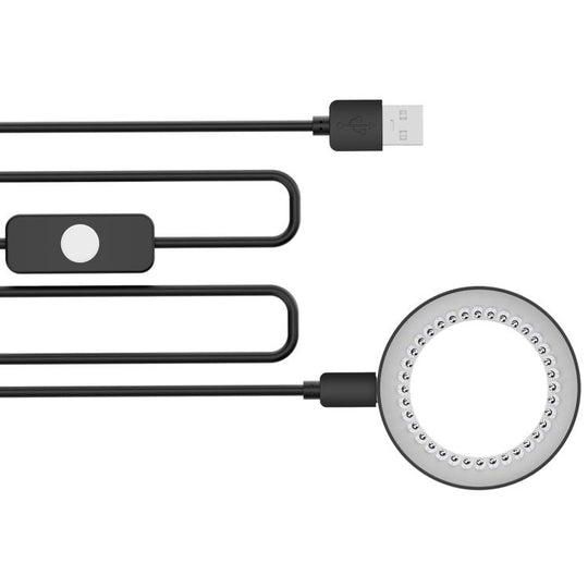 RF4 Kslid OK-13 Adjustable 35pcs LED Ring Light for Binocular / Trinocular Stereo Microscope(Black)