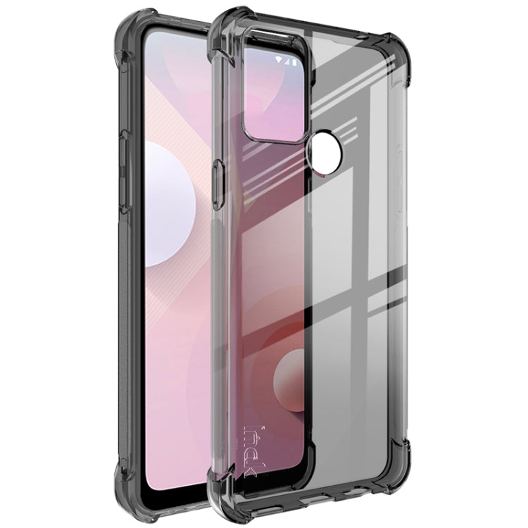 For HTC Desire 20 / Desire 20+ IMAK All Coverage Shockproof Airbag TPU Case(Transparent Black) - HTC by imak | Online Shopping UK | buy2fix