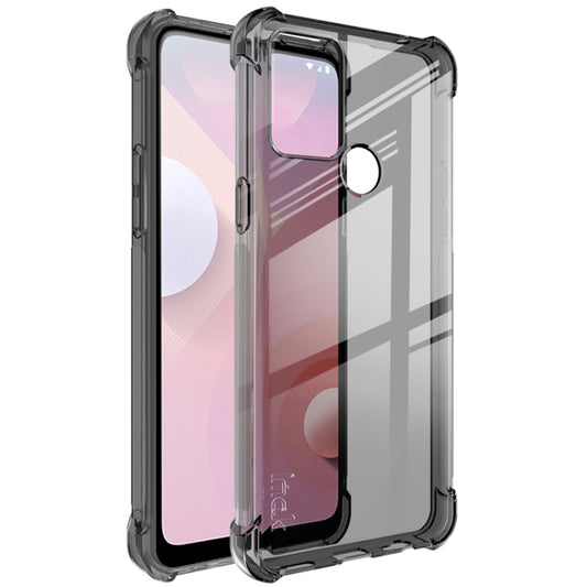 For HTC Desire 20 / Desire 20+ IMAK All Coverage Shockproof Airbag TPU Case(Transparent Black) - HTC by imak | Online Shopping UK | buy2fix