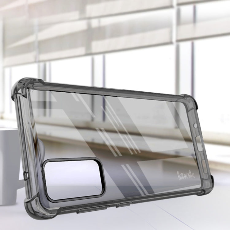 For Samsung Galaxy S20 FE / S20 Lite IMAK All Coverage Shockproof Airbag TPU Case(Transparent Black) by imak