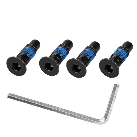 For Xiaomi Mijia M365 / No.9 Scooter MAX G30 Electric Scooter Extended Front Screw with Adhesive, Style:4 Screws + Tools