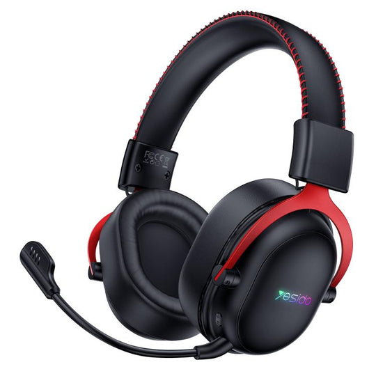 Yesido EK07 Three-mode E-sports Gaming RGB Headset, Color:Black