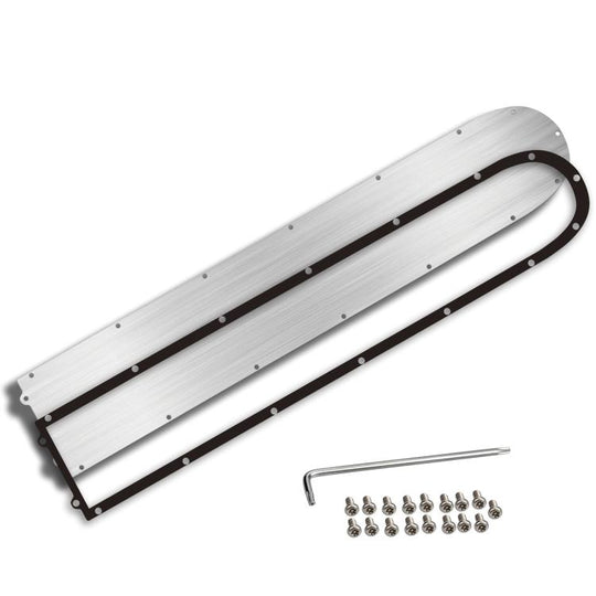 For Xiaomi Mijia M365 / S1 Electric Scooter Stainless Steel Metal Base Plate with Waterproof Ring