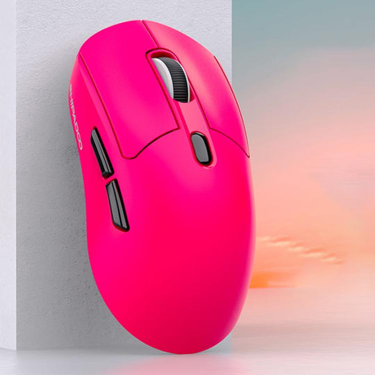 SHIPADOO A7 2.4GHzx Wireless BT Dual-Mode Mouse(Rose Red)