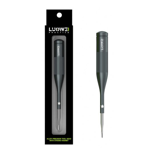 LUOWEI Tomahawk Super Hard Strong Magnetic S2 Screwdriver, Model:Five Stars 0.8