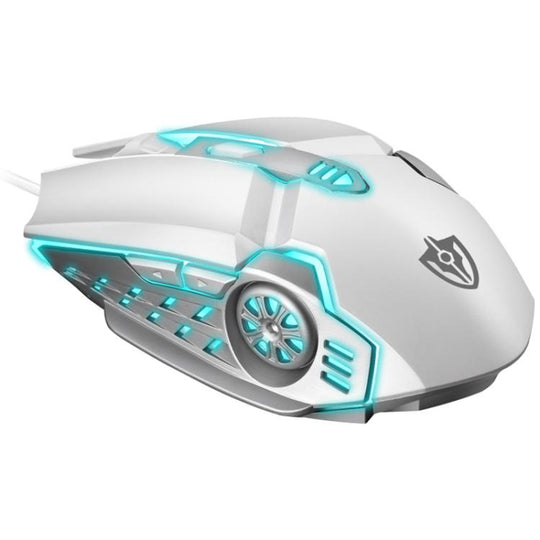SHIPADOO G5 6D 3200DPI Gaming Mechanical USB Wired Mouse(White)