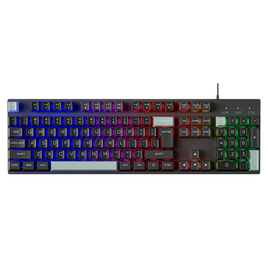 SHIPADOO GK80 104 Keys Mechanical Feel USB Wired Keyboard(Black)