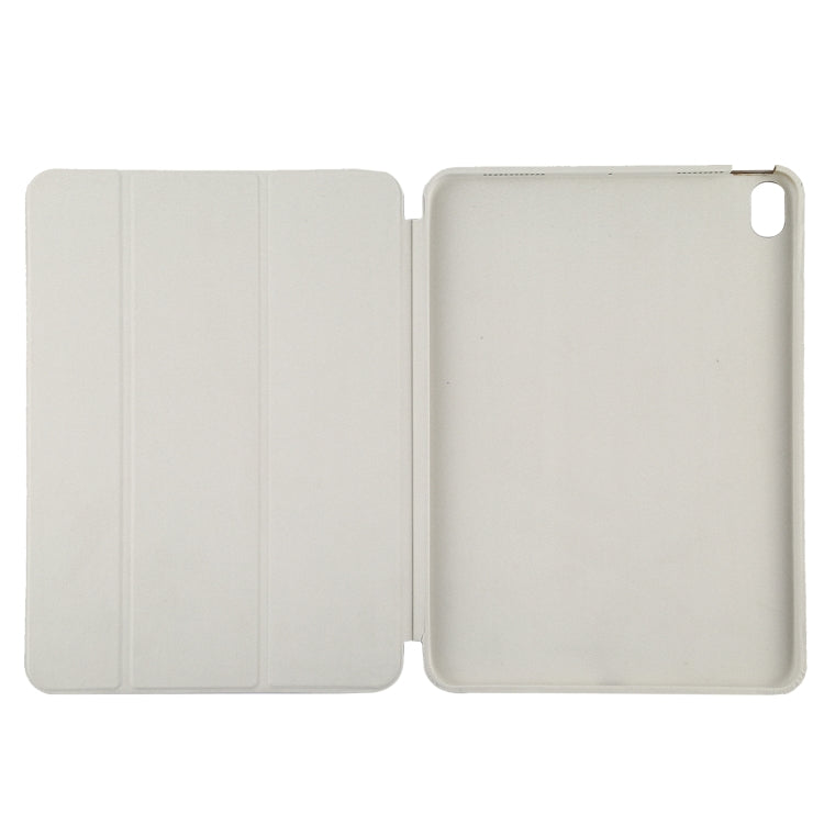 3-fold Horizontal Flip Smart Leather Case with Sleep / Wake-up Function & Holder For iPad Air 4/5 (Grey) - iPad Air (2022) / (2020) 10.9 Cases by buy2fix | Online Shopping UK | buy2fix