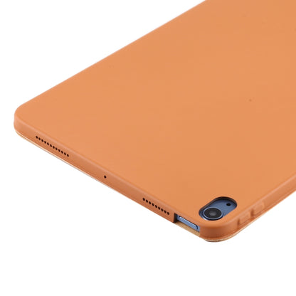 3-fold Horizontal Flip Smart Leather Case with Sleep / Wake-up Function & Holder For iPad Air 4/5 (Light Brown) - iPad Air (2022) / (2020) 10.9 Cases by buy2fix | Online Shopping UK | buy2fix