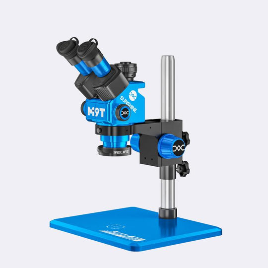 SUNSHINE M9T-B11 6X-45X Continuous Zoom Trinocular HD Stereo Microscope
