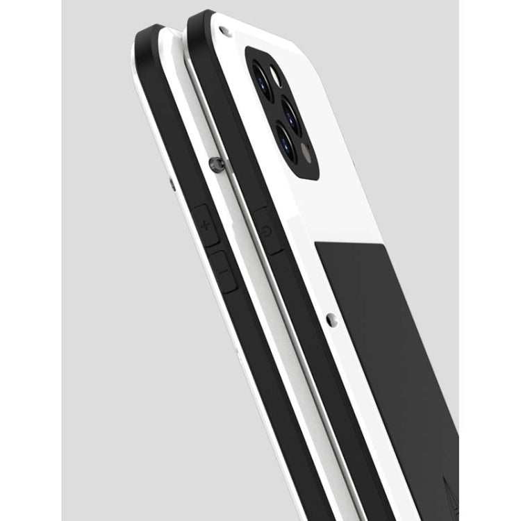 For iPhone 12 Pro Max LOVE MEI Metal Shockproof Life Waterproof Dustproof Protective Case(Army Green) by LOVE MEI