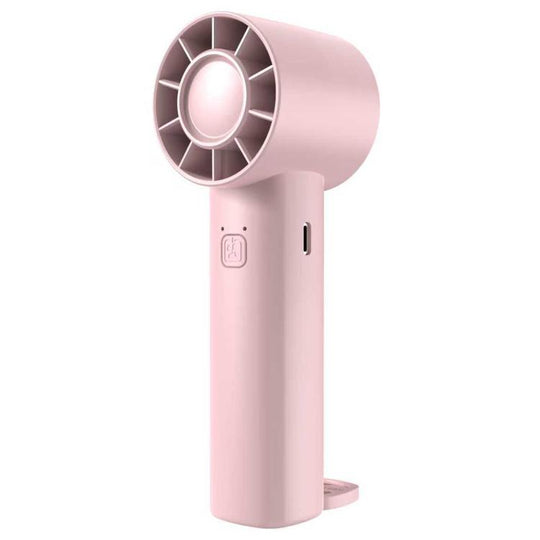 DF-91 Portable High-Speed Handheld Fan with Desktop Stand(Pink)