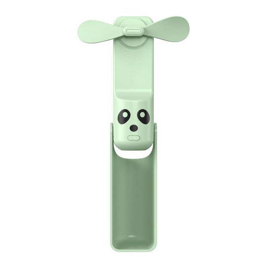 F5 Mini Folding Fan Integrated Type-C Cable(Green)