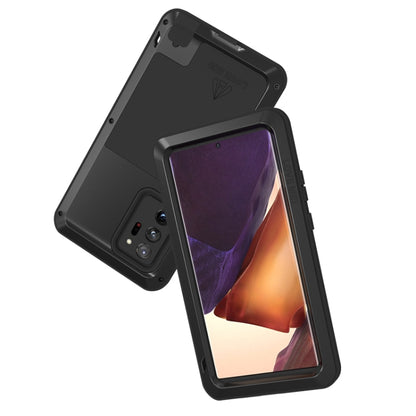 For Samsung Galaxy Note 20 Ultra LOVE MEI Metal Shockproof Waterproof Dustproof Protective Case without Glass(Red) by LOVE MEI