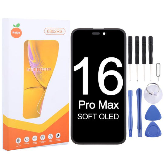 RJ Soft OLED Screen For iPhone 16 Pro Max