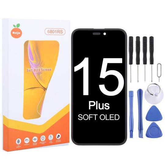 RJ Soft OLED Screen For iPhone 15 Plus