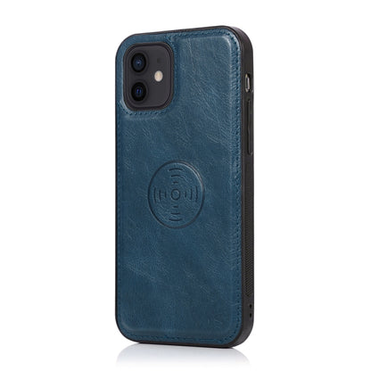 For iPhone 12 mini Multiple Card Slots Detachable Magnetic Horizontal Flip Leather Case with Card Slots & Holder & Wallet (Navy Blue) - iPhone 12 mini Cases by buy2fix | Online Shopping UK | buy2fix