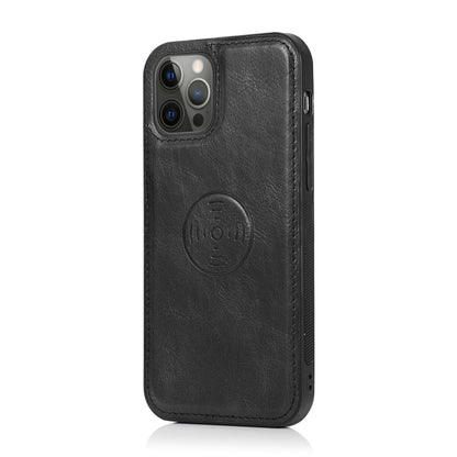 For iPhone 12 Pro Max Multiple Card Slots Detachable Magnetic Horizontal Flip Leather Case with Card Slots & Holder & Wallet(Black) - iPhone 12 Pro Max Cases by buy2fix | Online Shopping UK | buy2fix