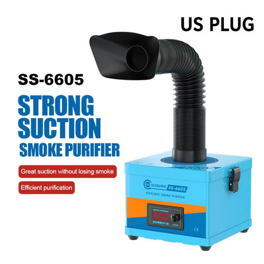 SUNSHINE SS-6605 Strong Suction Smoke Purifier, Plug:US Plug